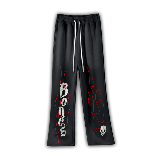"FLAME" FLARED JOGGERS